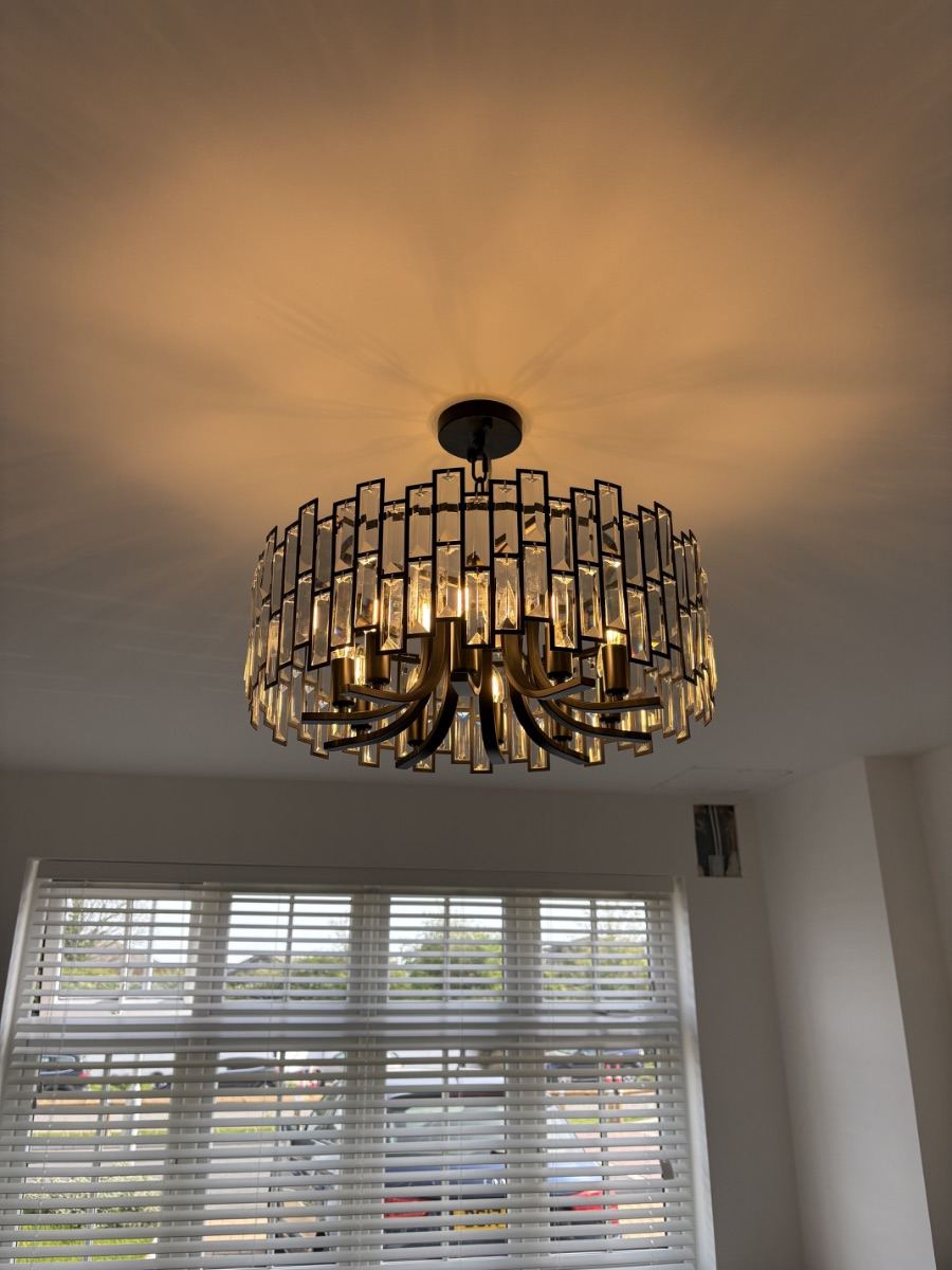 Chandelier installation